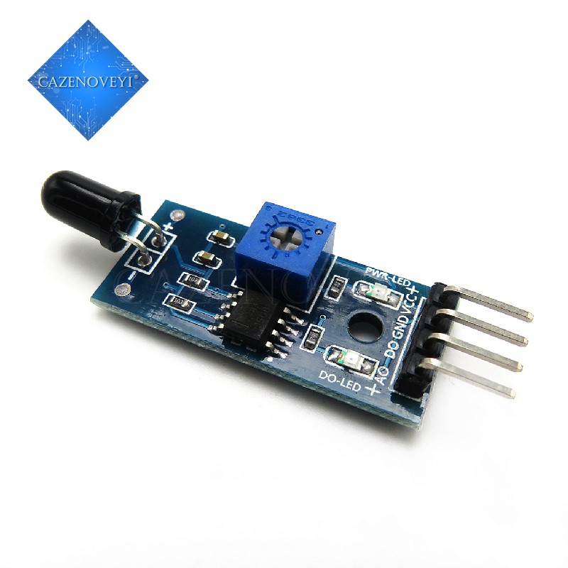 1 Cái / lốc LM393 4 Pin IR Phát Hiện Ngọn Lửa Mô Đun Cảm Biến Phát Hiện Lửa Máy Báo Lửa Hồng Ngoại T