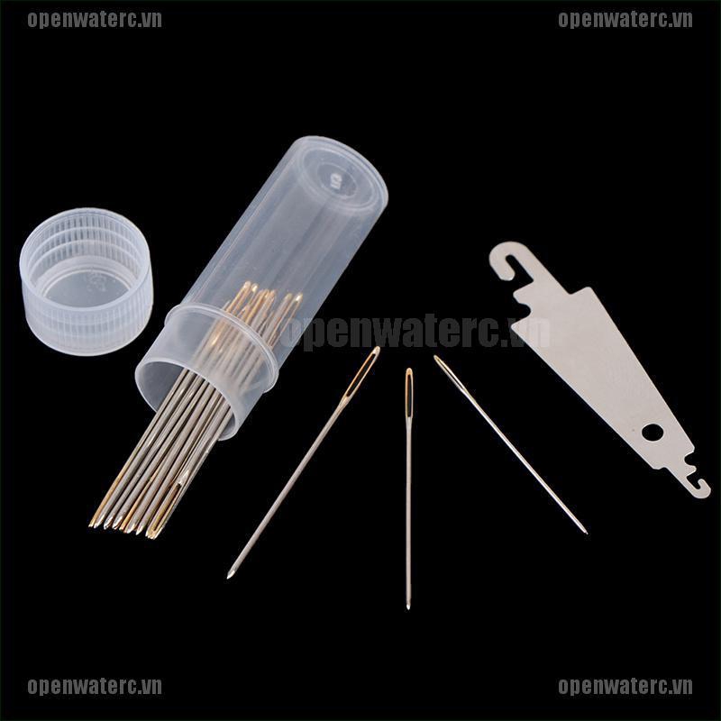 Bộ 30 Cây Kim Thêu Tranh Chữ Thập Màu Vàng Kim