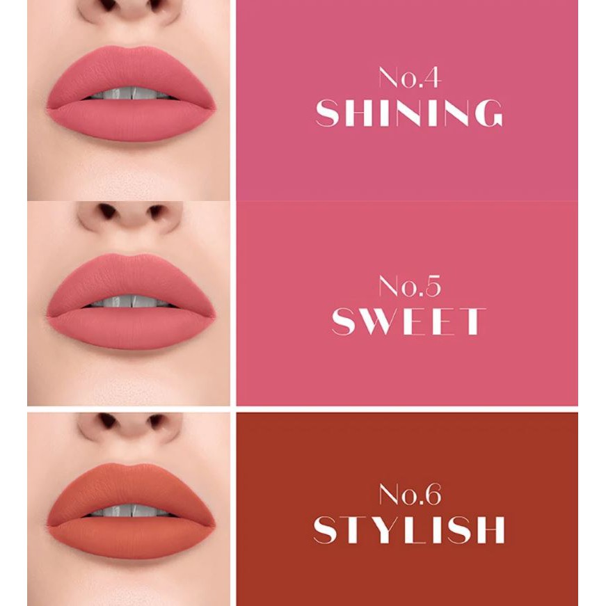 [M.o.i x S.Girls By Hương Giang] Son Kem Lì, Lên Màu Siêu Chuẩn, Nhẹ Môi M.O.I S-Girls Matte Liquid Lipstick 4g