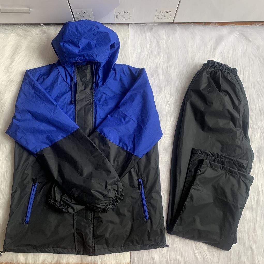 Áo mưa bộ cho Nam Nữ chống thấm TUYỆT ĐỐI, chống gió rét đi xe máy, đi phượt, đi làm 1 LỚP CHỐNG THẤM KH004