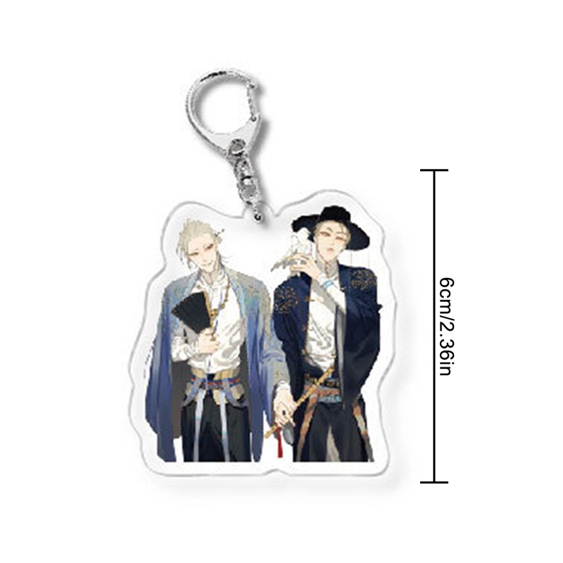 Móc khóa hình nhân vật hoạt hình Songping Anime 19 Days dễ thương