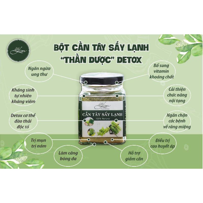 Bột rau củ sấy lạnh NGUYÊN CHẤT