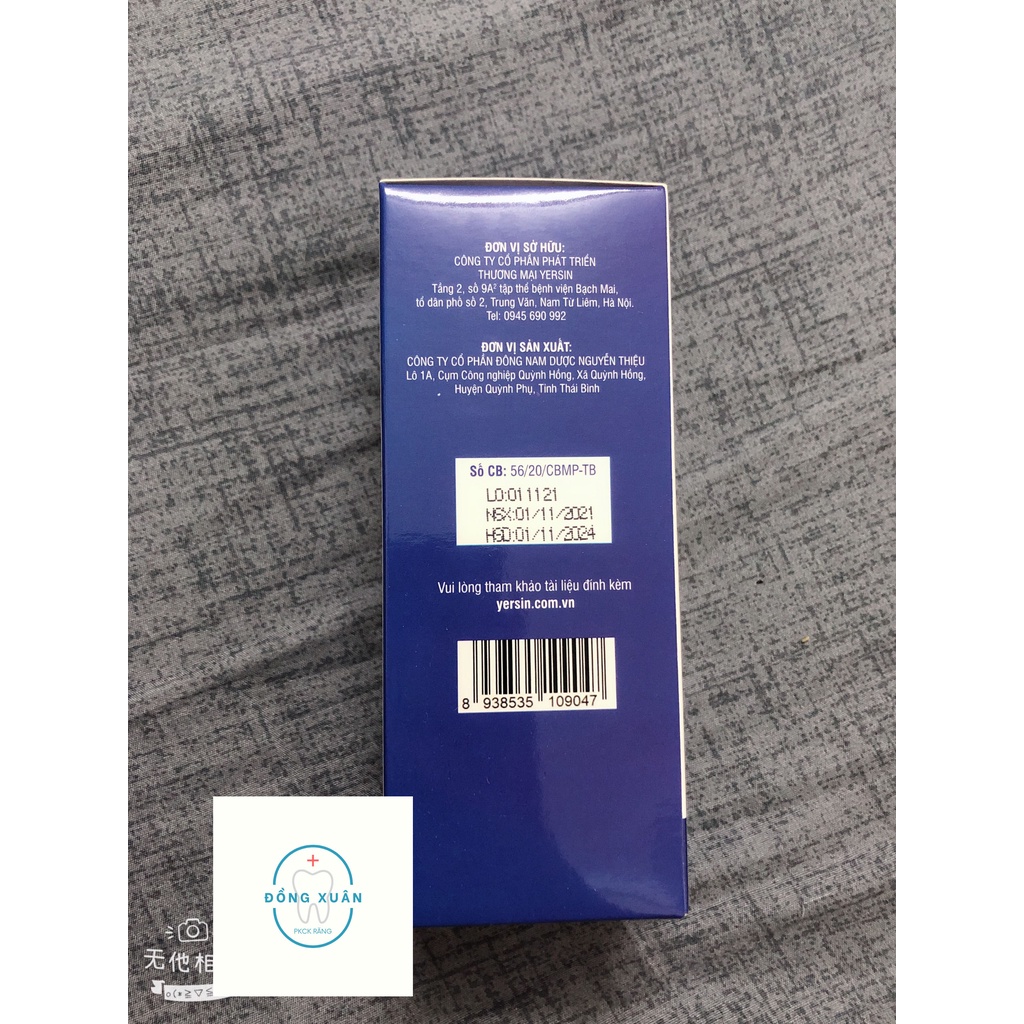 Nước súc miệng HMU Chlorhexidine 0,12% - Đại học Y Hà Nội