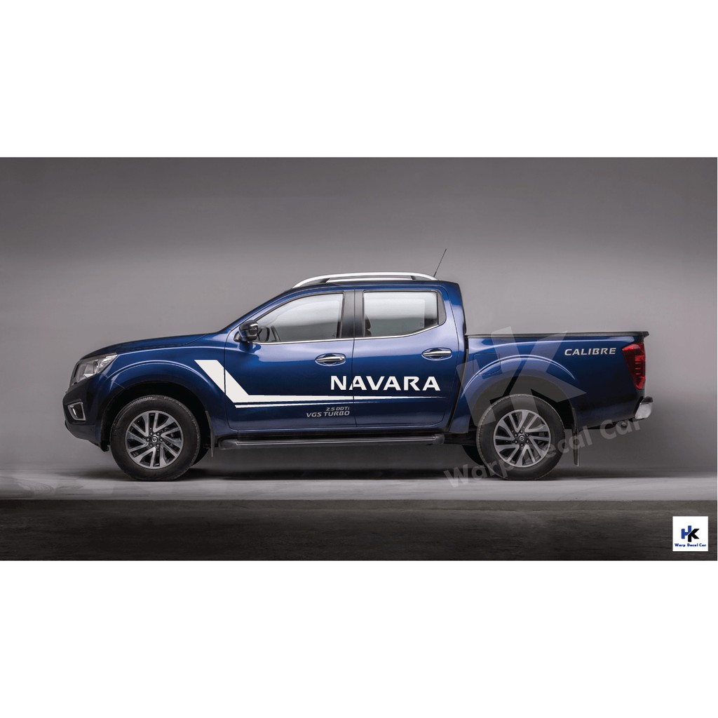 Tem xe Navara phong cách thể thao - decal navara