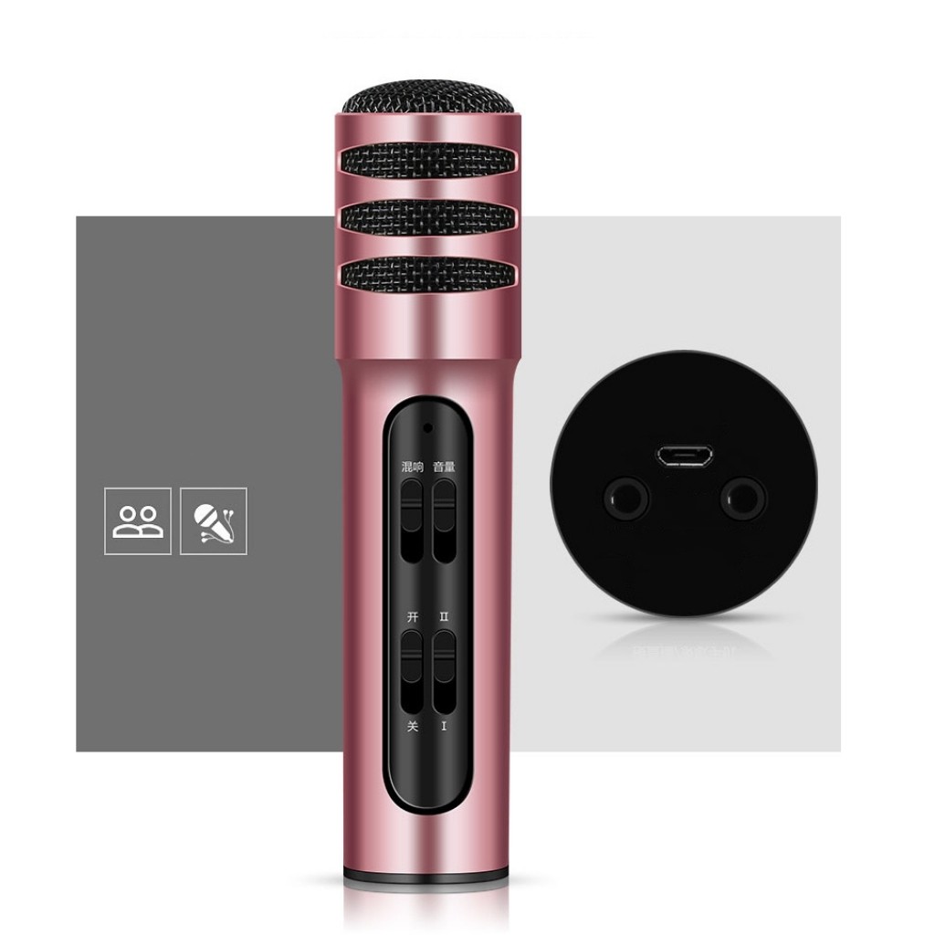 ( Xả kho sập sàn) Micro thu âm không cần soundcard,Mic hát karaoke C7 Thu Âm  - bảo hành uy tín