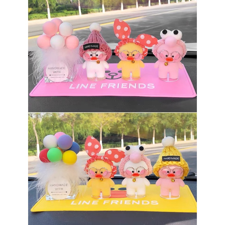 Trang trí taplo ô tô hình chú vịt dễ thương - Trang trí taplo xe hơi cao cấp