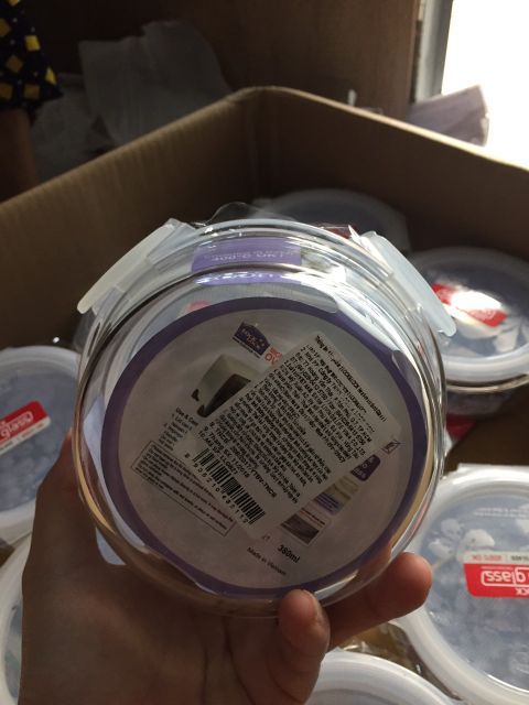 Hộp, thố thủy tinh cao cấp Lock & lock 420ml