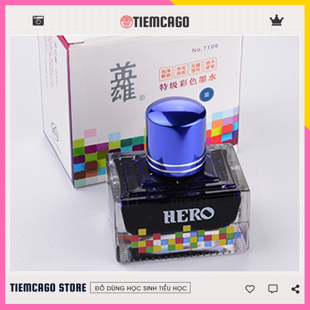 Mực Hero 40ml Mực Luyện Chữ Đẹp Cao Cấp