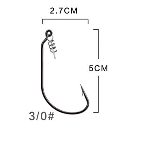 Lưỡi câu thép móc cá mềm