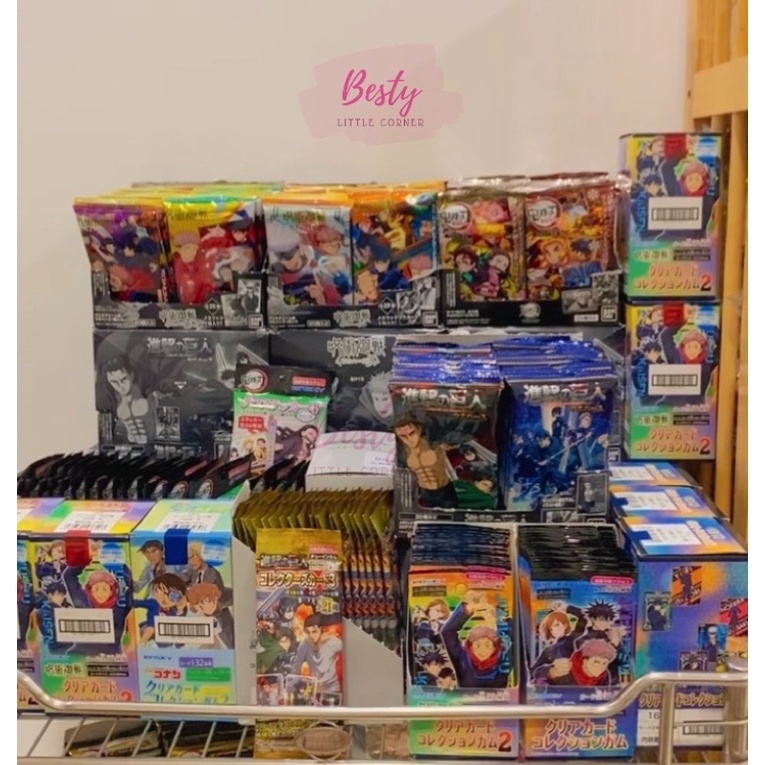 FULL BOX Card nhân phẩm Anime - Box thẻ random đủ loại các bộ Anime