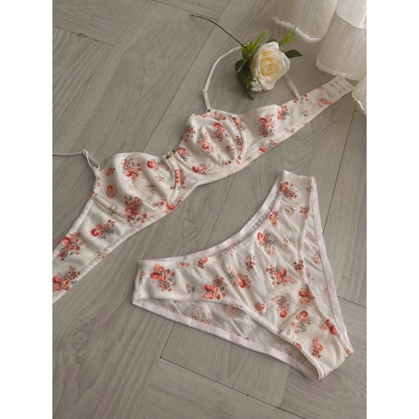 Set Bra cotton hoa nhí | BigBuy360 - bigbuy360.vn