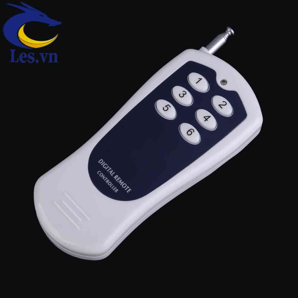 Bộ Công Tắc Điều Khiển Từ Xa Không Dây DC 12V 6 Kênh RF