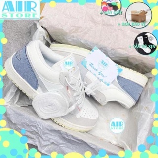 Giày Jordan Cổ Thấp Sneaker, Giày Jordan 1 Low Paris Xanh Xám Thời Trang Nam Nữ Full Box Bill .em1 [ : " ' ! .
