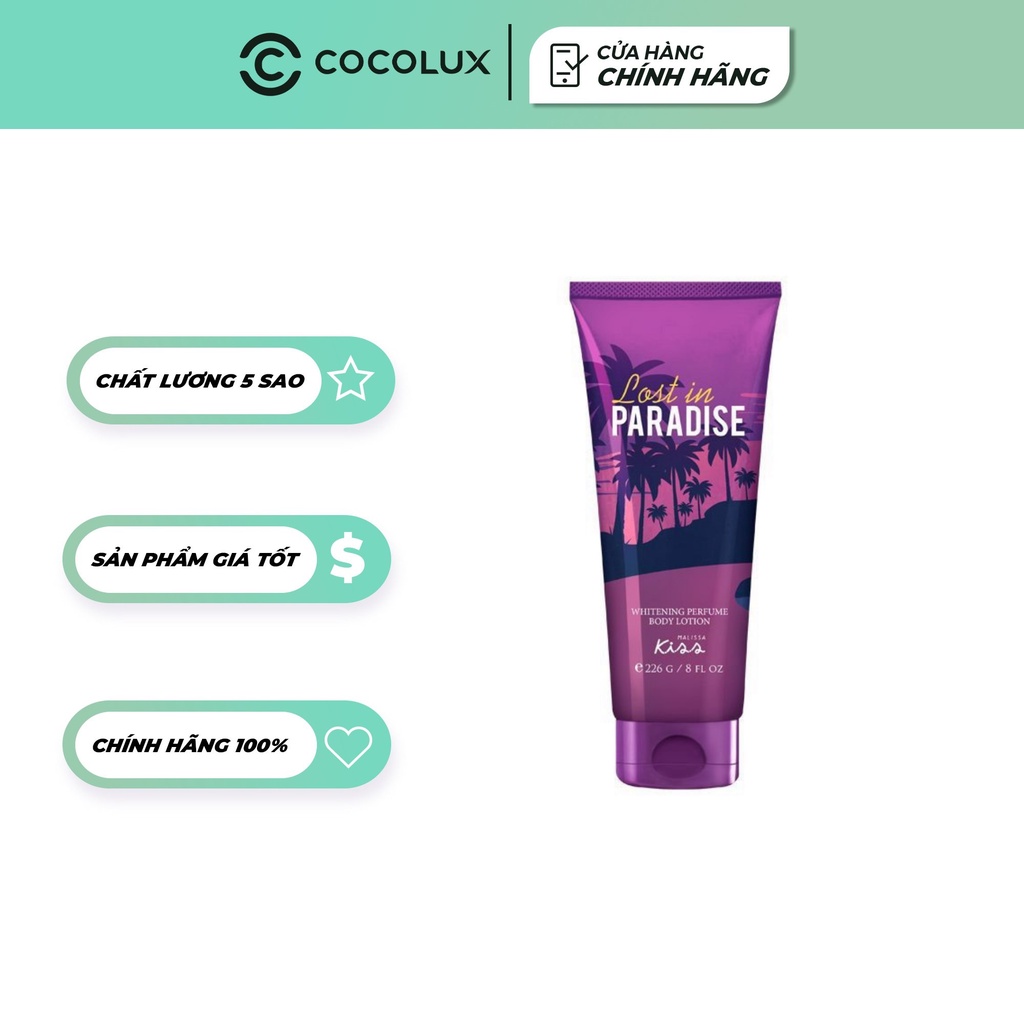Sữa Dưỡng Trắng Da Malissa Lost In Parsdise
