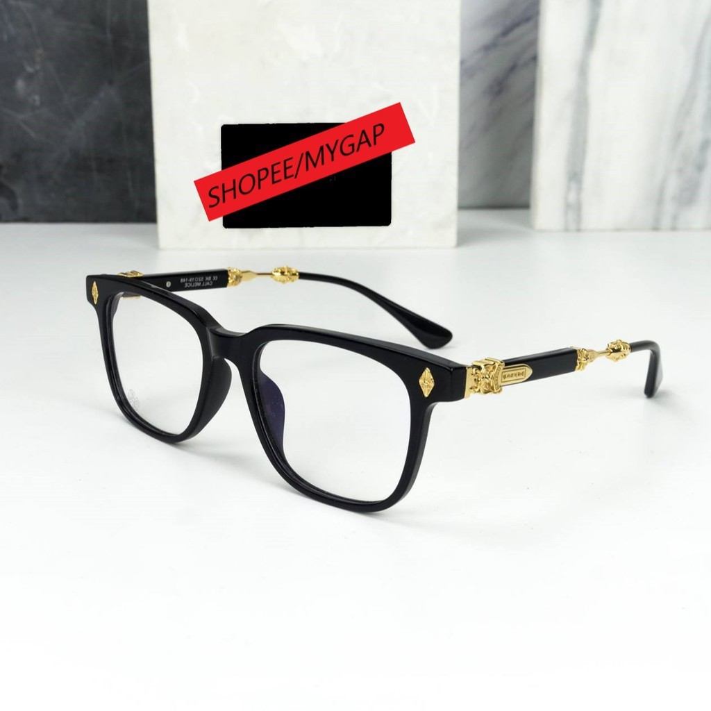 Gọng kính cận nam nữ chrome hearts Cao Cấp , chất liệu kim loại màu sắc thời trang 2021 M2272 | BigBuy360 - bigbuy360.vn