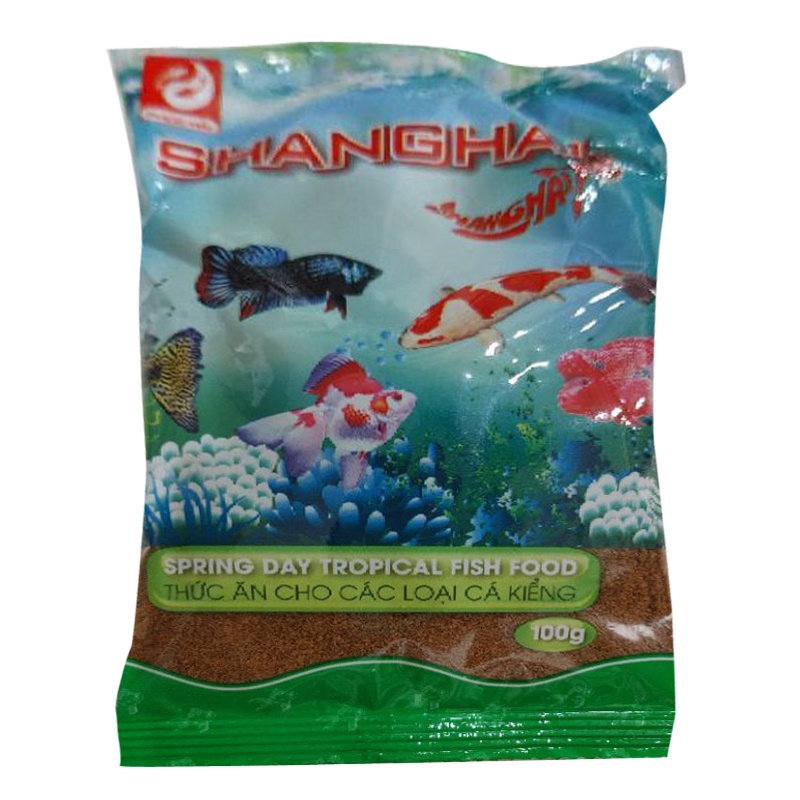 Thức ăn SHANGHAI cám nát cho Cá không no cặn đáy bể cá