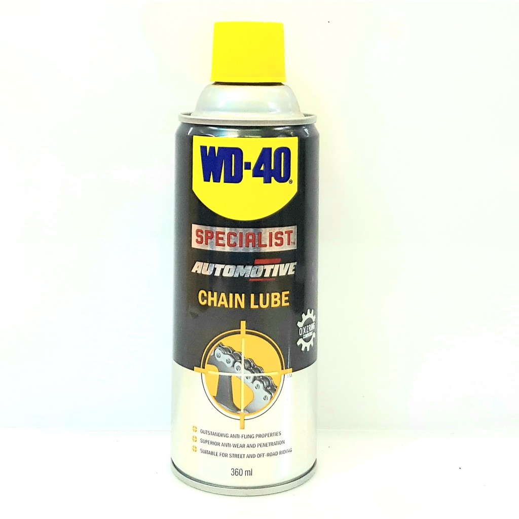 Chai xịt bảo dưỡng bôi trơn SÊN - XÍCH WD40 SPECIALIST CHAIN LUBE 360ML