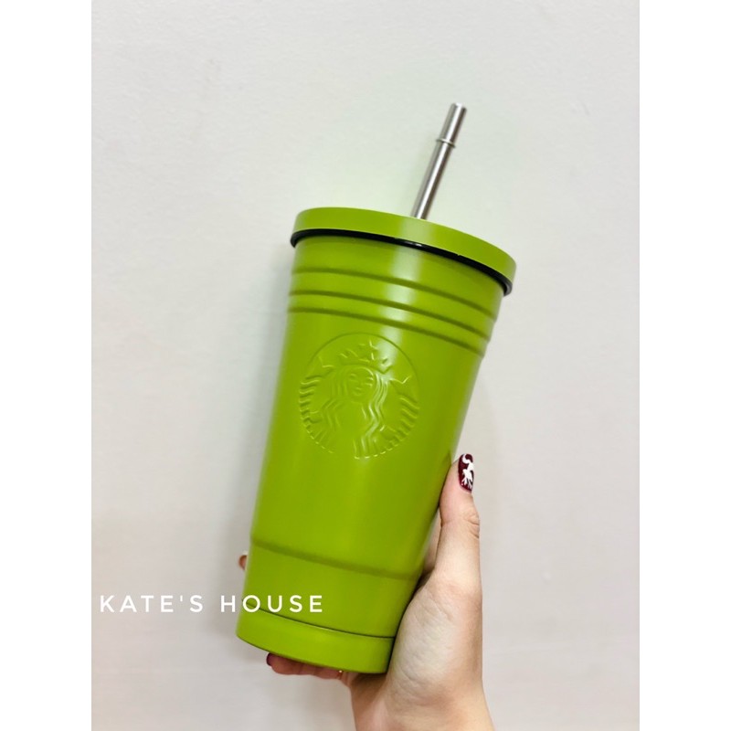Ly giữ nhiệt Starbucks dung tích 473 tặng ống hút inox