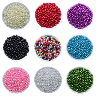 Set 100 hạt cườm bằng nhựa dùng làm đồ trang sức nhiều màu lựa chọn