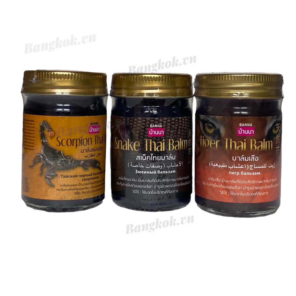 Dầu Cù Là Rắn - Cao Rắn Hổ Xoa Bóp Thái Lan