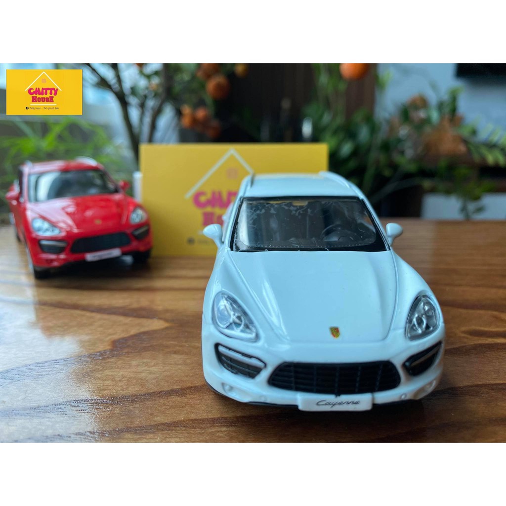 Mô Hình Xe Porsche Cayenne turbo tỉ lệ 1:36 dùng trang trí, làm đồ chơi, bộ sưu tập