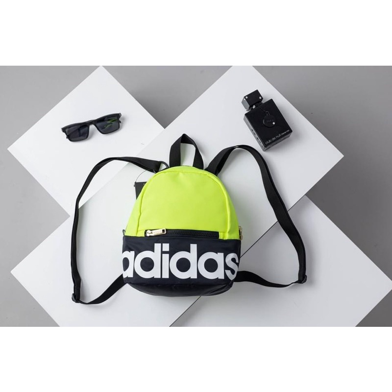 TNS-Balo mini phong cách thể thao siêu hot Adidiaz backpack-tone màu nổi bật phối chữ trắng