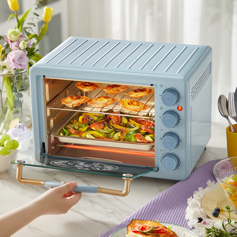 🔥 Lò nướng điện Bear DKX-C20D1, dung tích 20L, đối lưu không khí, tự động, màu sắc trẻ trung, bán chạy