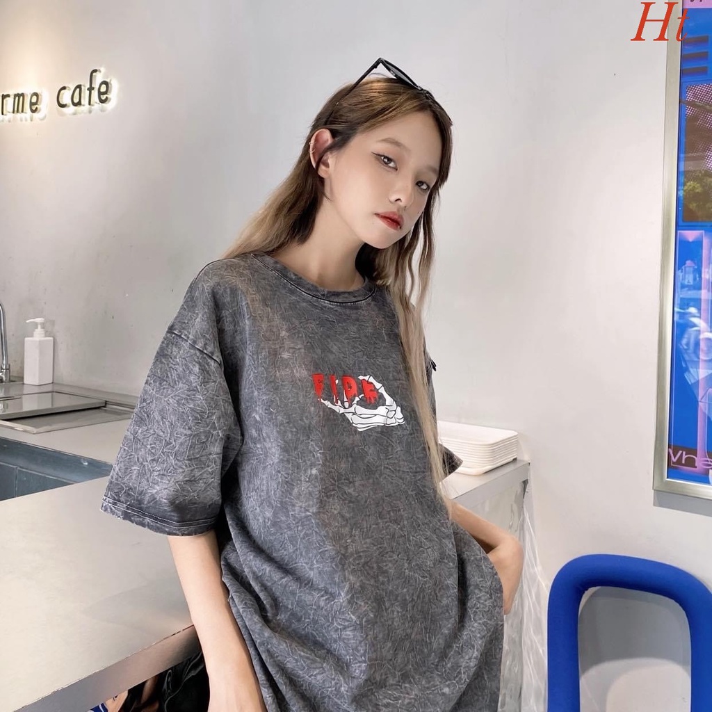 [ SẴN HÀNG MẪU ĐẸP ] Áo Phông Nam Nữ in xương tim 2 mặt siêu hót