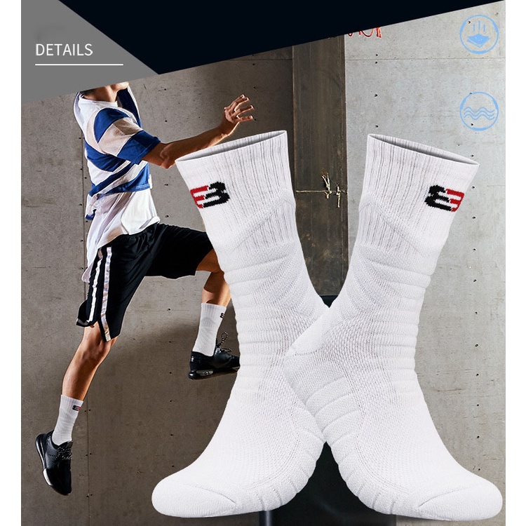 Tất vớ thể thao Chống trơn cao cổ nam giới Sport 8 Full màu size 39-45