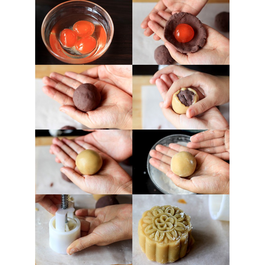 Khuôn Trung Thu Lò Xo 4 Mặt Nhiều Mẫu Tự Chọn