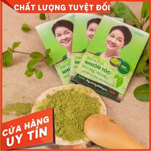 NHUỘM TÓC PHỦ BẠC 1 gói trải nghiệm [Free Ship] [chính hãng, nâu và đen] an toàn cho sức khỏe