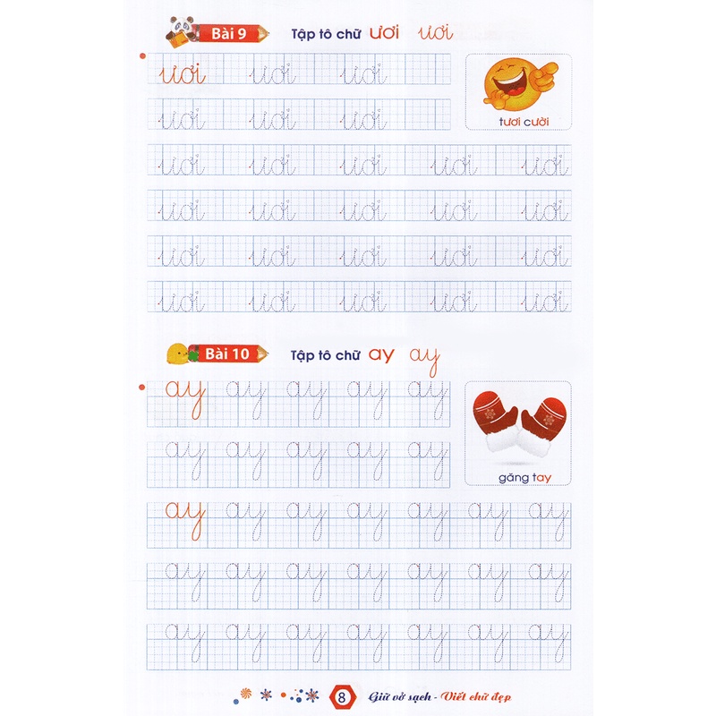 Sách Luyện Viết Theo Mẫu Chữ Mới - Tập Tô Chữ 1