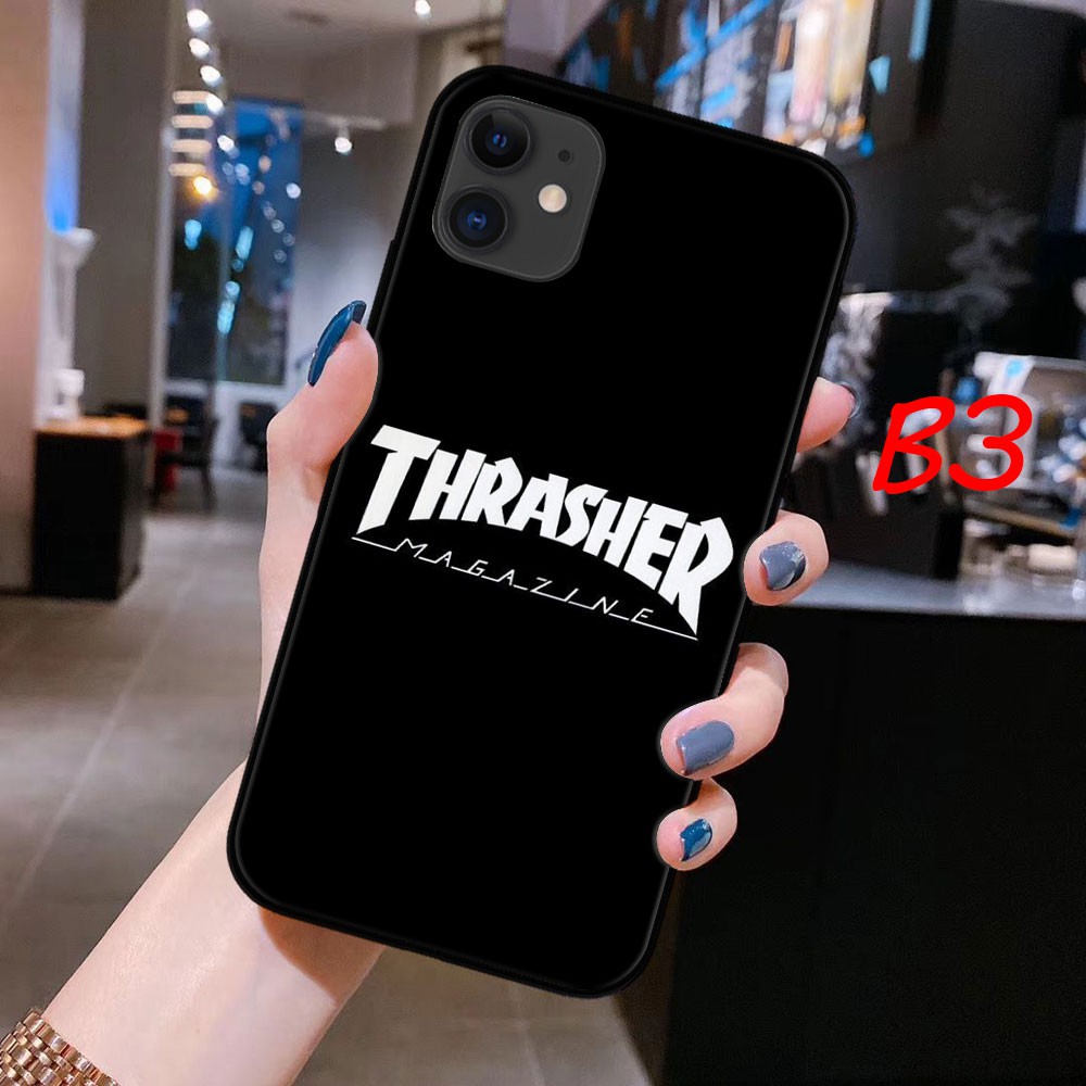 Ốp điện thoại in hình thrasher thích hợp cho iphone 11 pro max xs max xr x 8 7 6s 6 plus se 2020