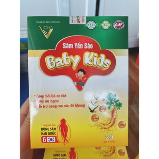 SÂM YẾN SÀO BABY KIDS ( 20 gói 10ml )