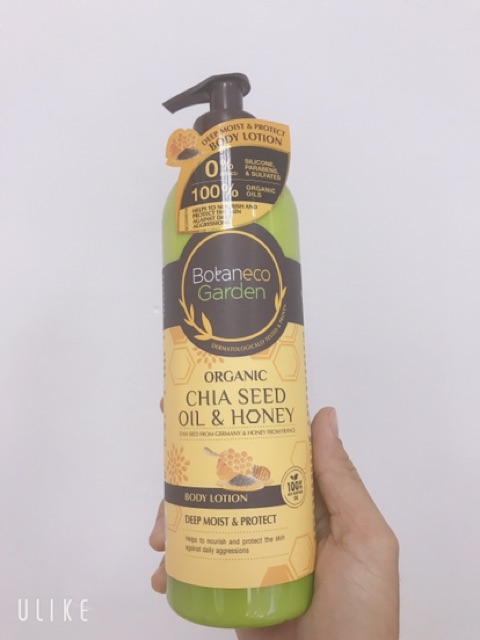 Sữa dưỡng thể Botaneco Garden Trio Oil làm trắng, dưỡng ẩm, thư giãn 400ml