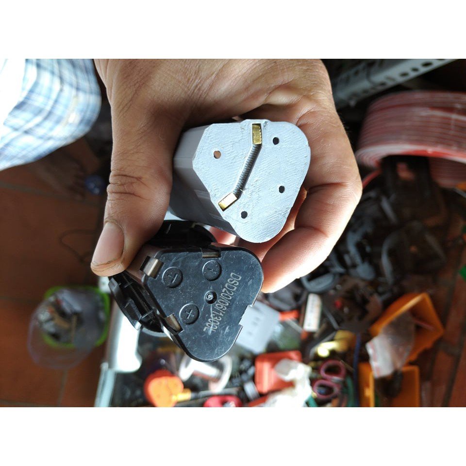 Đế lấy nguồn từ pin 12V tam giác Voto, Autuo HÌNH ẢNH THỰC TẾ