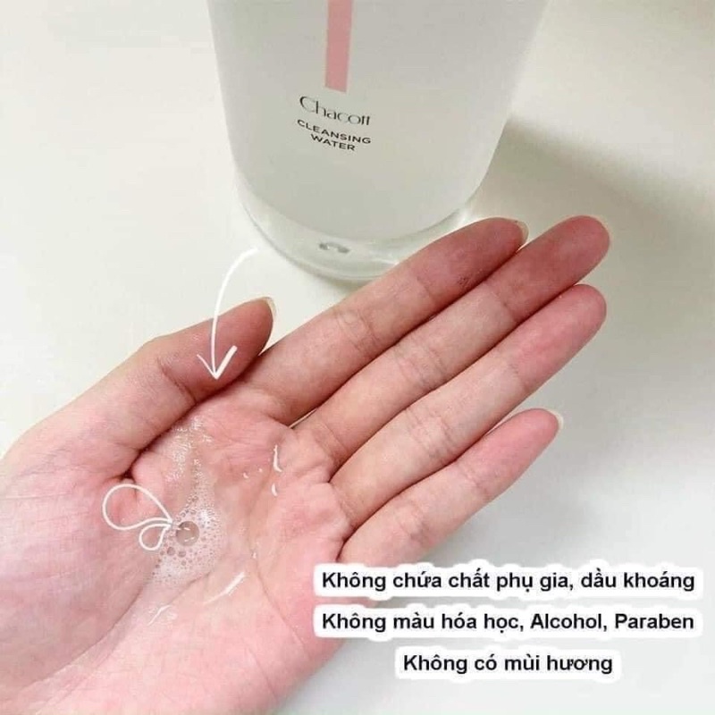 Tẩy trang ChaCott mẫu mới 500ml