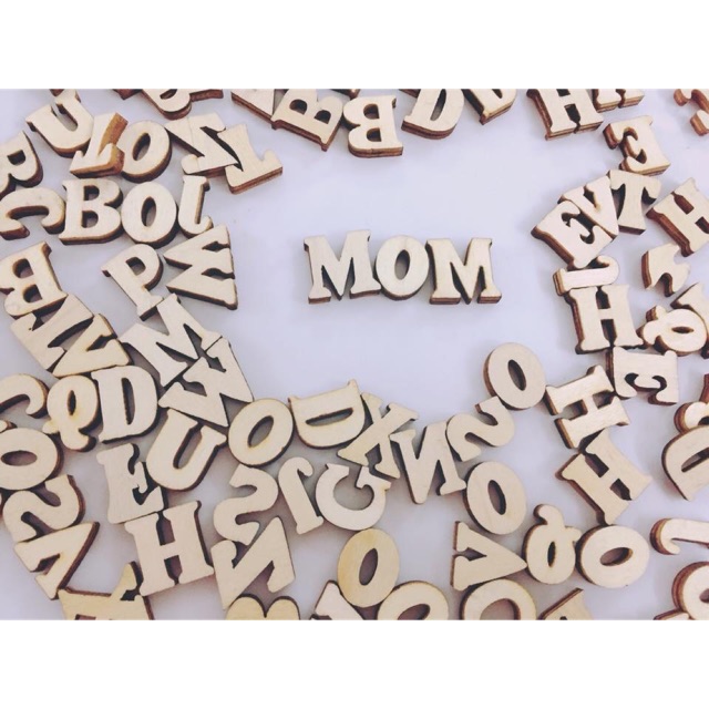 Set chứ cái Alphabet gỗ mộc