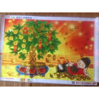 Tranh gắn đá thành phẩm chưa khung