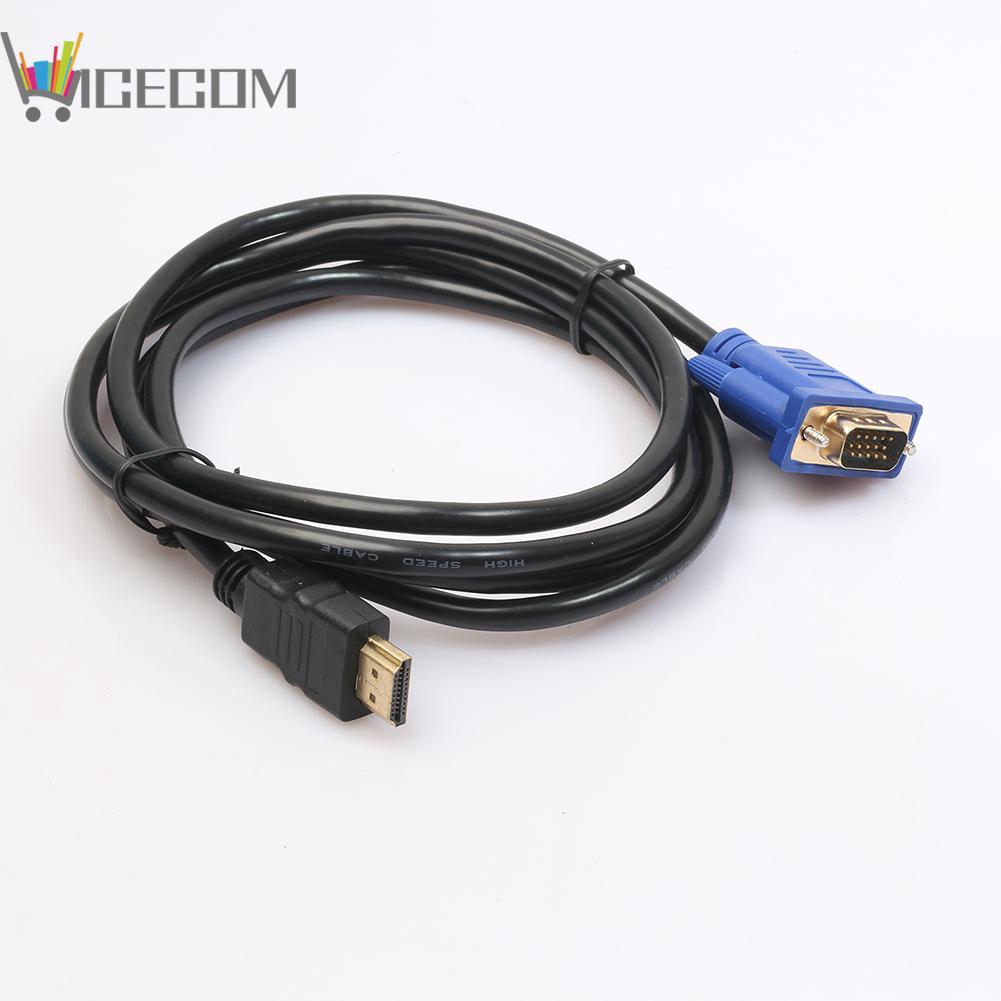 Cáp chuyển đổi HDMI sang VGA HD 15 chân 1080P 6ft | BigBuy360 - bigbuy360.vn