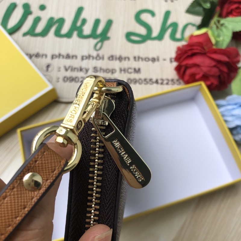 TÚI VÍ ĐEO CHÉO NHỎ KIÊM VÍ CẦM TAY KÈM DÂY ĐEO TAY FULLBOX ẢNH THẬT SMANO BAGS