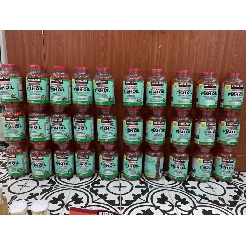 Dầu Cá Kirkland Wild Alaskan Fish Oil 1400mg | BigBuy360 - bigbuy360.vn