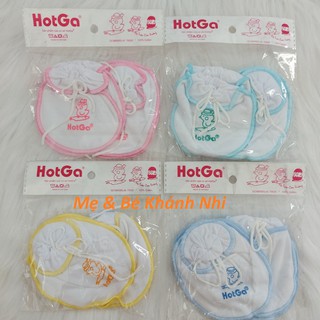 Bao Tay Chân Cho Bé Sơ Sinh Kiểu Buộc Dây HotGa