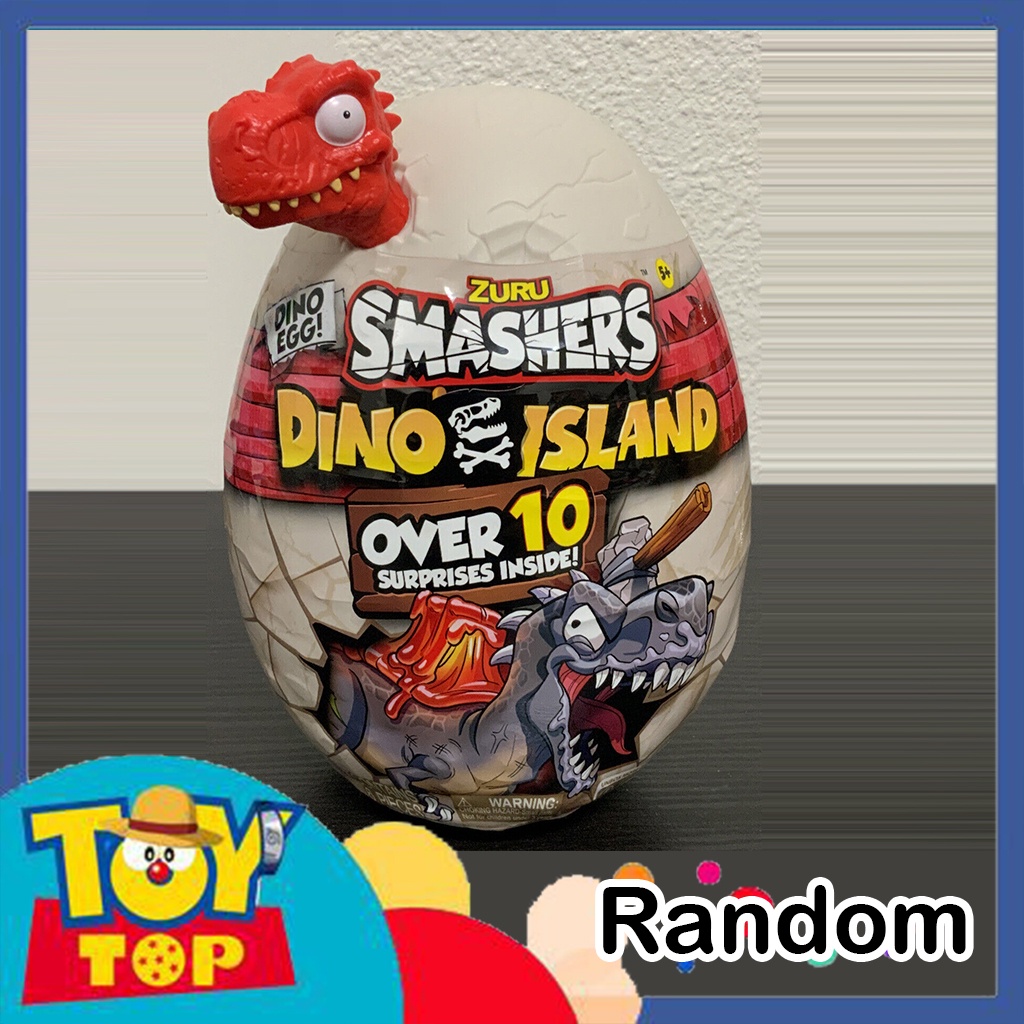Đồ chơi quả trứng khủng long mini random Smashers Dino Island Over 10 chính hãng Zuru