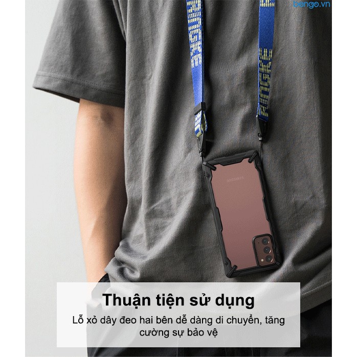 [Mã SKAMA06 giảm 8% đơn 250k]Ốp lưng chống sốc Samsung Galaxy Note 20 Ringke Fusion X