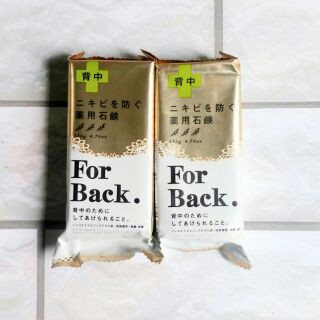 Xà bông mụn lưng For Back 135G Nhật Bản, xà phòng tắm mụn lưng/mụn ngực Pelican For Back hỗ trợ thải độc da, loại bỏ chấ | BigBuy360 - bigbuy360.vn