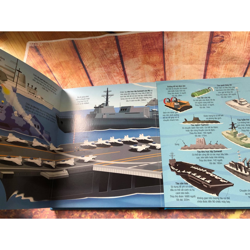 Sách - Cuốn Sách Khổng Lồ Về Các Loại Tàu Thuyền (Big Book Of Big Ships) Gigabook