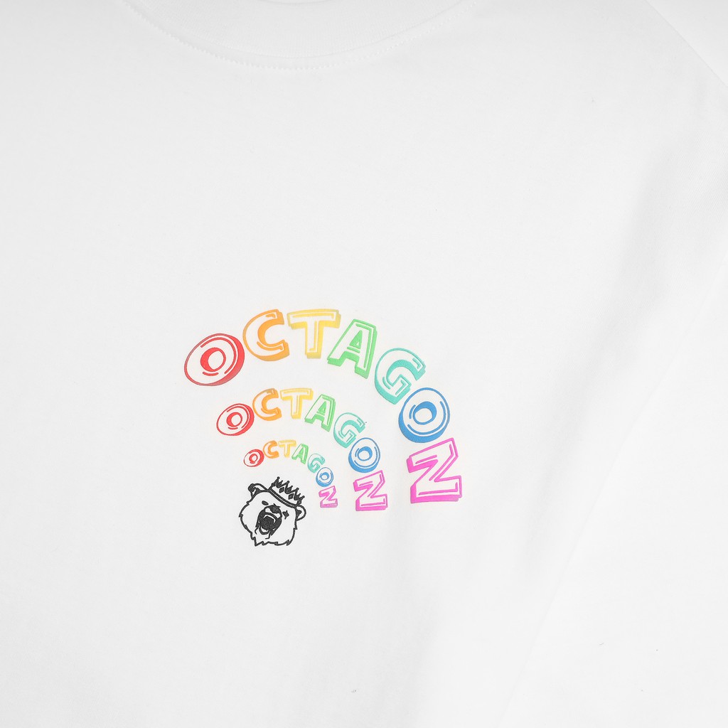 Áo thun tay lỡ form rộng Unisex Colorful chất 100% cotton mát mịn by Octagon ( đen - trắng - cafe - mint ) | BigBuy360 - bigbuy360.vn