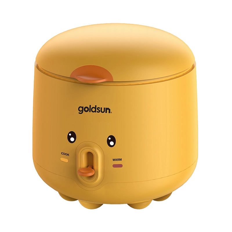 Nồi cơm điện Mini Goldsun Vịt vàng GRC5020  dung tích 1L | Nồi cơm nhỏ dành cho 1-3 người ăn, Bảo hành 12 tháng