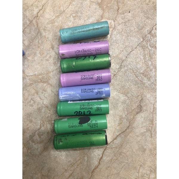 Pin 18650 DIY cũ đã qua sử dụng tháo máy Laptop, xe đạp điện - Đọc kỹ nội dung